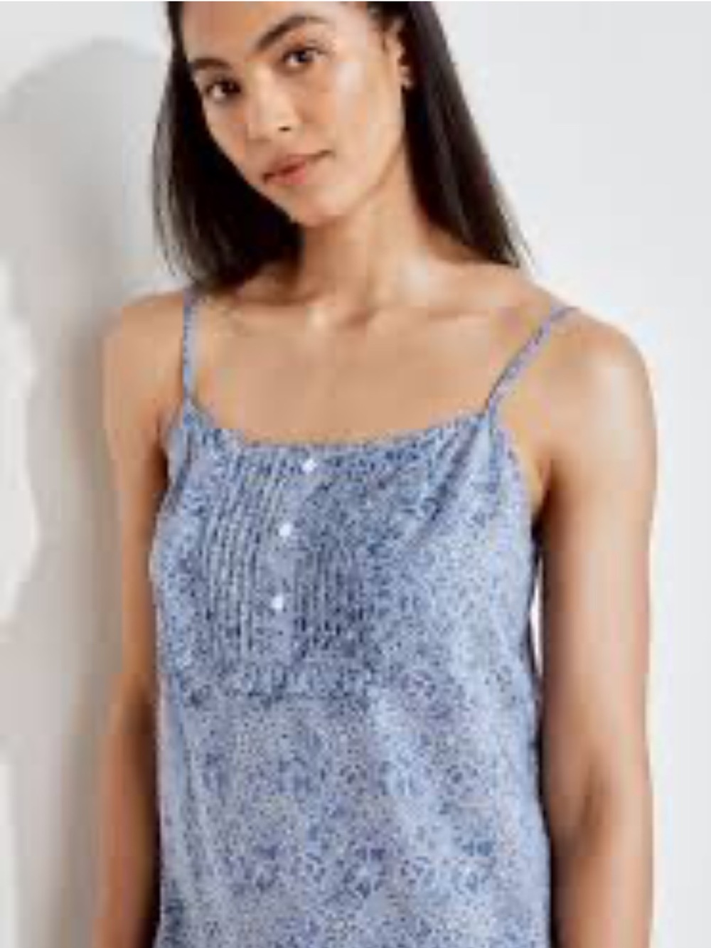 Haven Well Within Organic True Cotton Floral Cami NWT • Medium • Ruffled Pintuck